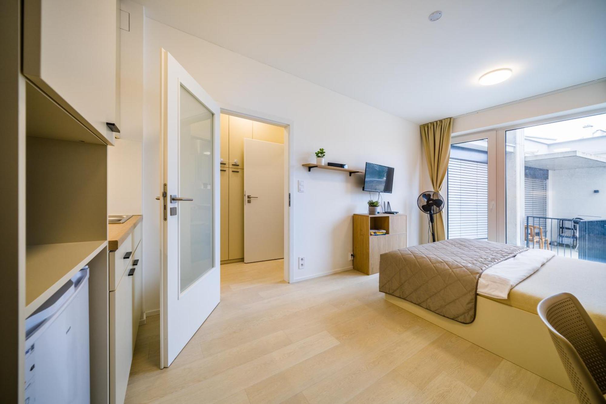 Street Apartments Brno Center Luaran gambar